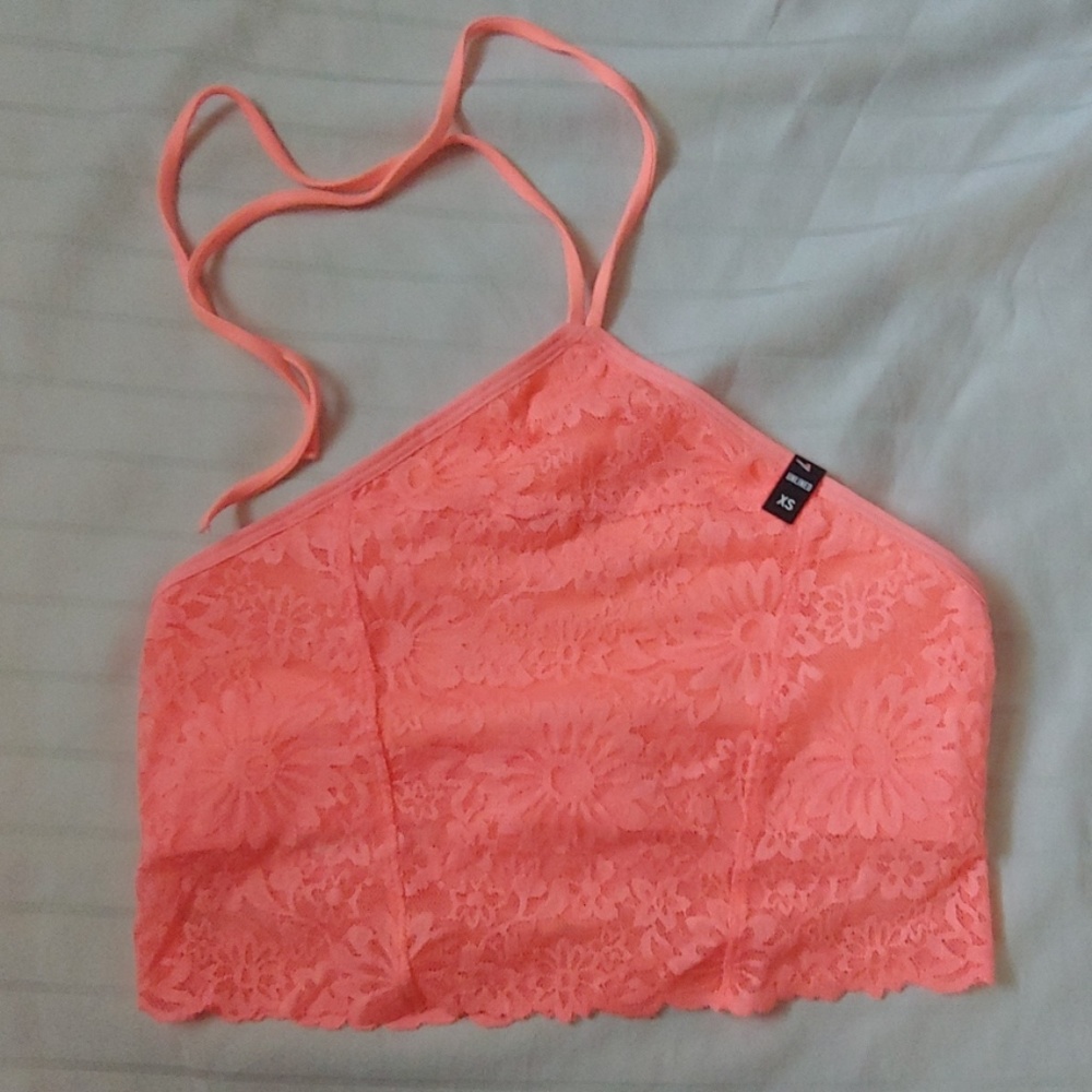 New victoria secret pink xs halter bralette